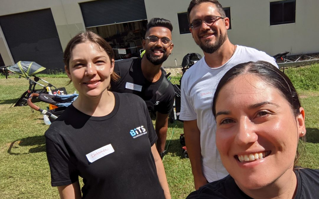 BITS Technology Group staff volunteering at Baby Give Back Charity