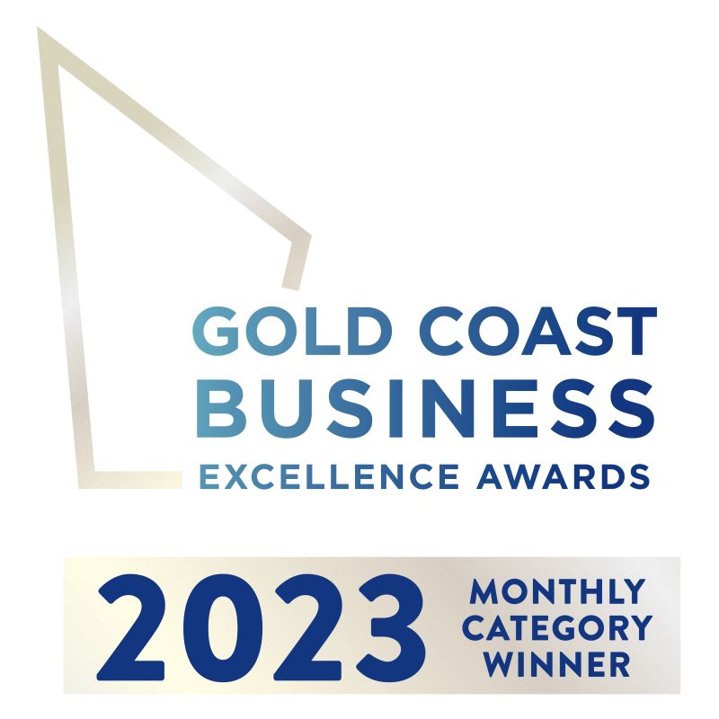 Gold Coast Business Excellence Awards 2023 Monthly Category Winner Logo