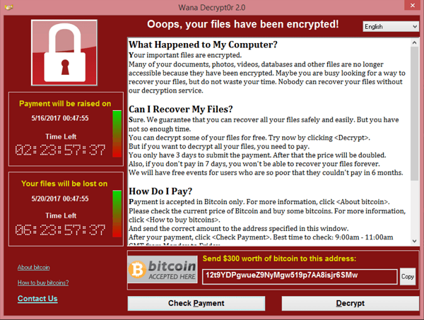 nhs wannacry ransomware atack