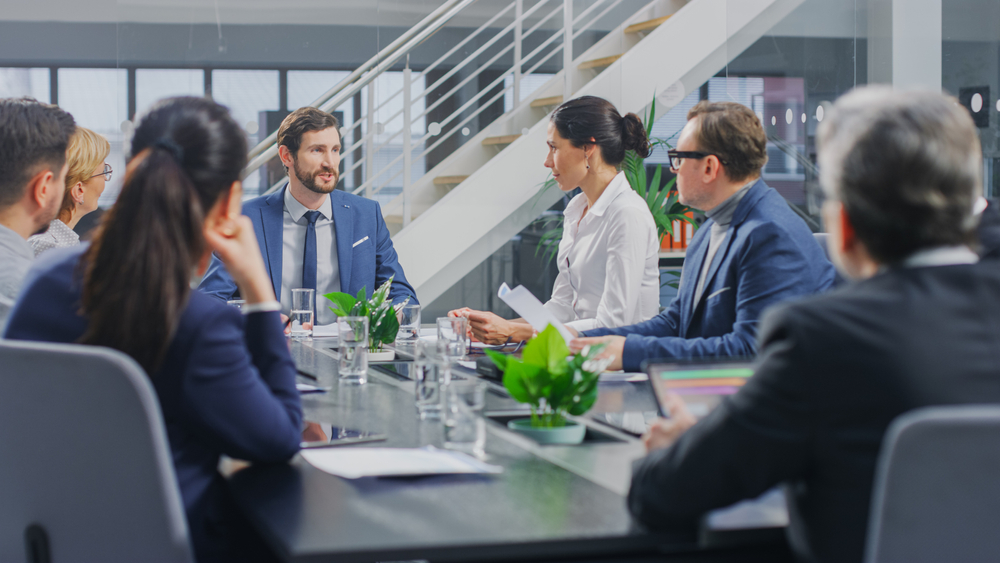 Corporate,Meeting,Room:,Senior,Executive,Delivers,Powerful,Speech,About,Companys Cyber Security for Directors: The Risks You Can’t Ignore in 2025